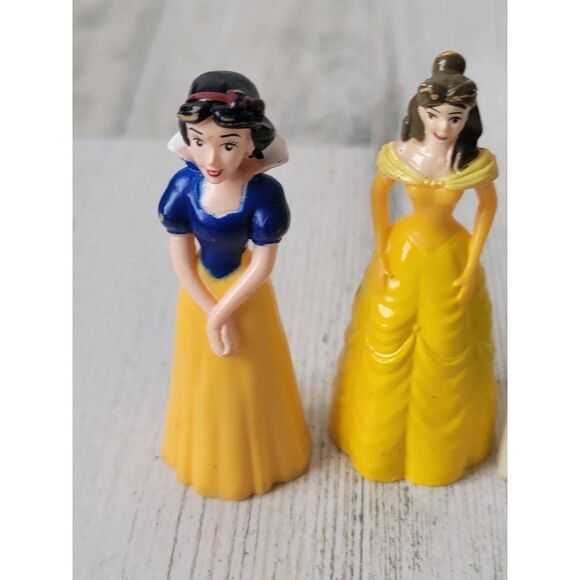 Snow White Bell beauty Beast Tiana princess frog set Disney Pixar toy - Picture 3 of 12